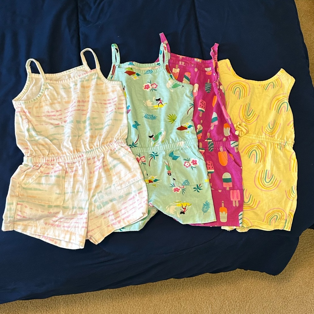 Toddler rompers, size 3T